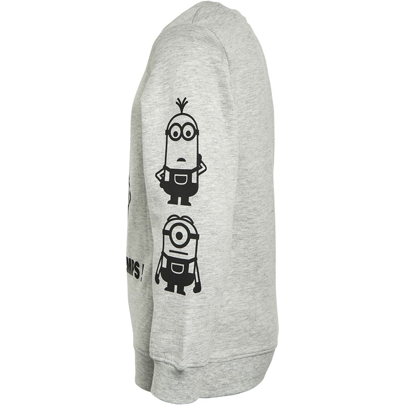Minions Drenge Sweatshirts Grå Mergel