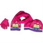 Minions Ensemble Bonnet et Gants Fuchsia fille