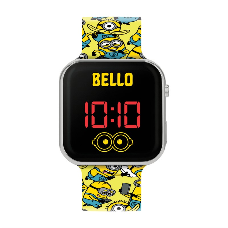 Minions Kids Printed Strap LED Watch Multi