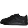 Kickers Junior Tovni Twin Vel Leather Shoes Black