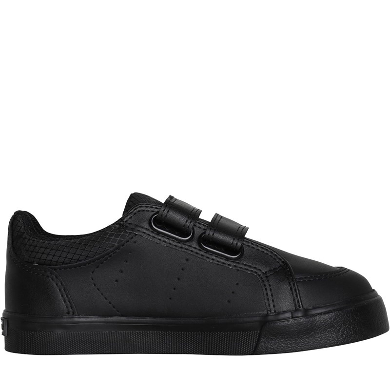 Kickers Junior Tovni Twin Vel Leather Shoes Black