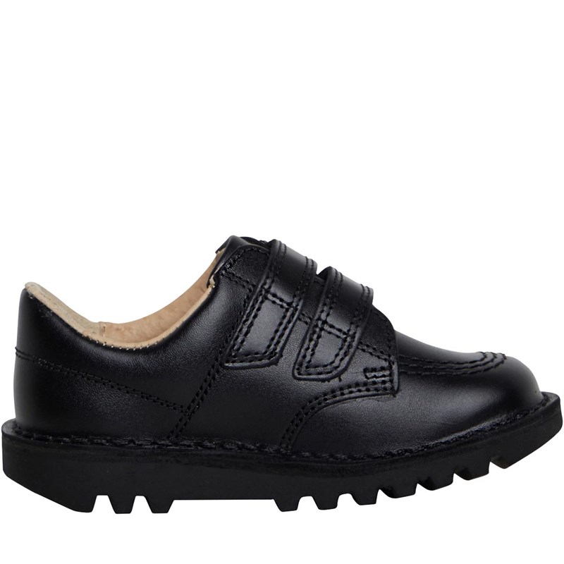 Kickers Infants Kick Lo Velcro Shoes Black