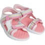 Kickers Girls Kickster Leather Sandals White
