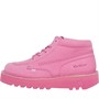 Kickers Womens Kick Hi Stack Leather Boots Pink