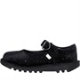 Kickers Girls Kick MJ Glitter Shoes Black