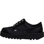 Kickers Womens Kick Lo Stack Leather Shoes Black