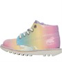 Kickers Girls Infant Girls Kick Hi Rainbow Leather Boots Multi
