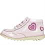 Kickers Girls Kick Hi Love Boots Pink