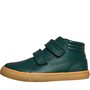 Kickers Boys Tovni Hi Padded Leather Hi Top Trainers Dark Green