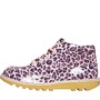 Kickers Girls Kick Hi Leopard Boots Pink