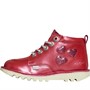 Kickers Girls Kick Hi Heart Leather Boots Berry