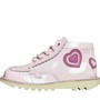 Kickers Girls Kick Hi Love Boots Pink