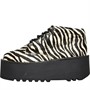 Kickers Womens Kick Hi Platform Shoes Zebra