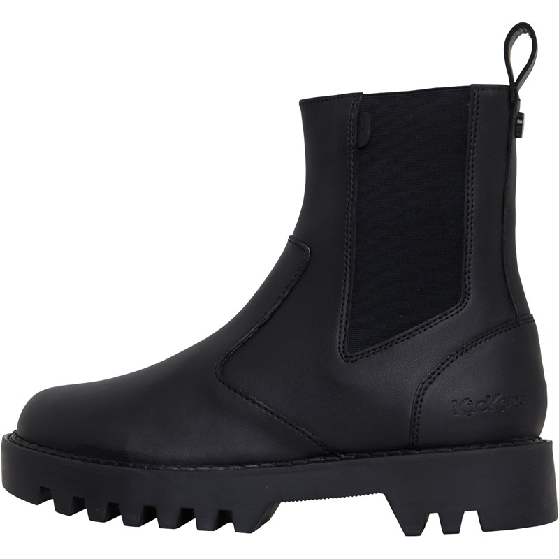 Kickers Womens Kizziie Chelsea Boots Black