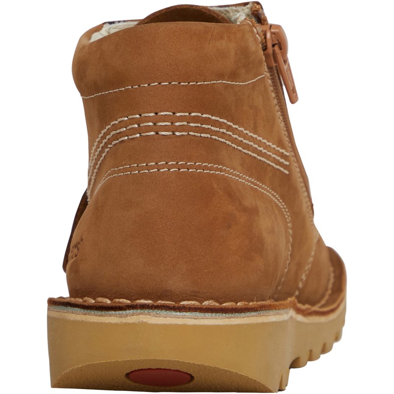 Kickers Kids Kick Hi Zip Boots Tan