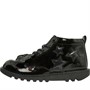 Kickers Girls Kick Hi Star Boots Black