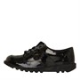 Kickers Junior Girls Kick Lo Luxx Shoes Black
