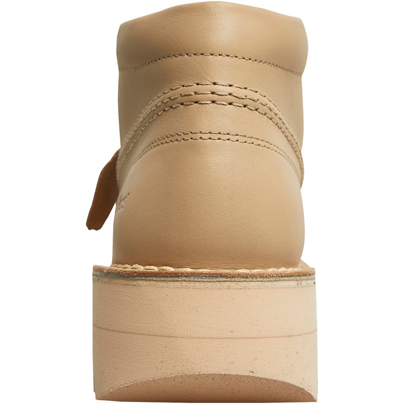 Kickers Womens Kick Hi Stack Boots Beige