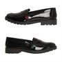 Kickers Womens Lachly Quilt Loafers Black