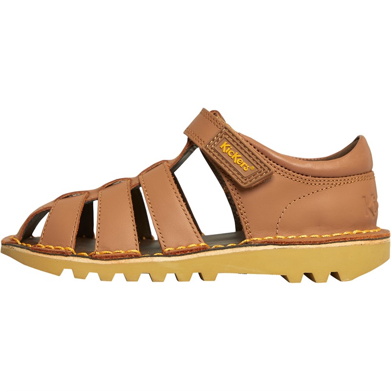 Kickers Infant Boys Kick Sandals Tan