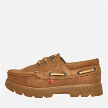 Kickers Lennon Boat Shoes Tan