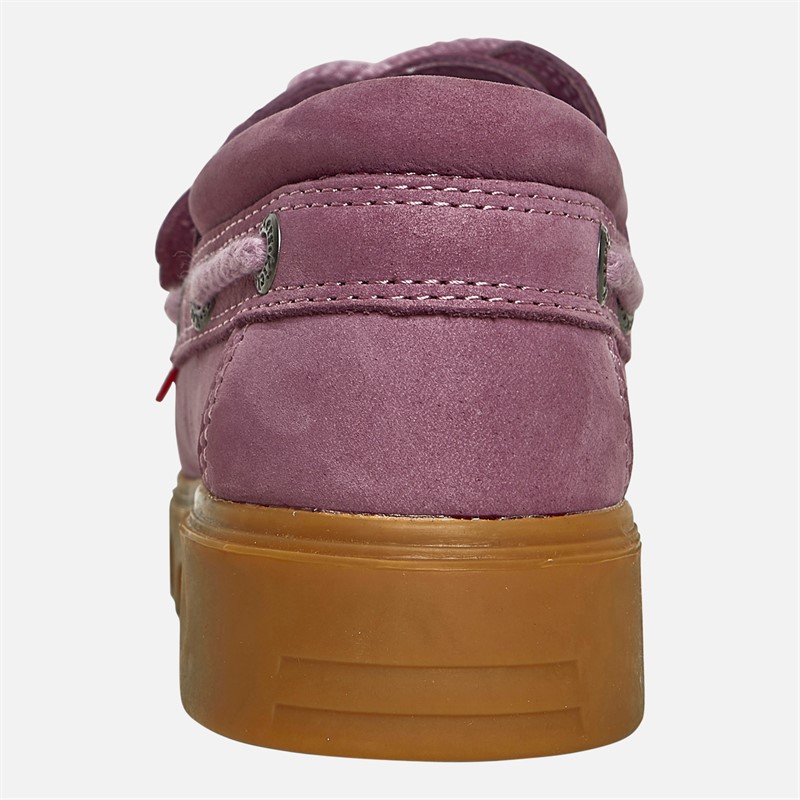 Kickers Lennon Boat Shoes Pink