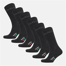 Kickers Everyday Six Pack Crew Socks Black