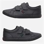 Kickers Boys Kody Twin Strap Pumps Black