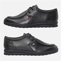 Kickers Mens Troiko Tek Leather Shoes Black