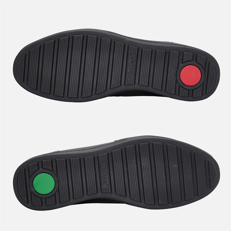 Kickers Mens Troiko Tek Leather Shoes Black