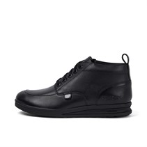 Kickers Junior Boys Troiko Hi Leather Boots Black