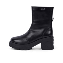 Kickers Womens Edie Leather Boots Black
