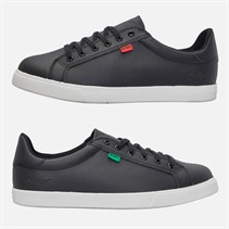 Kickers Mens Tovni Track Leather Trainers Black