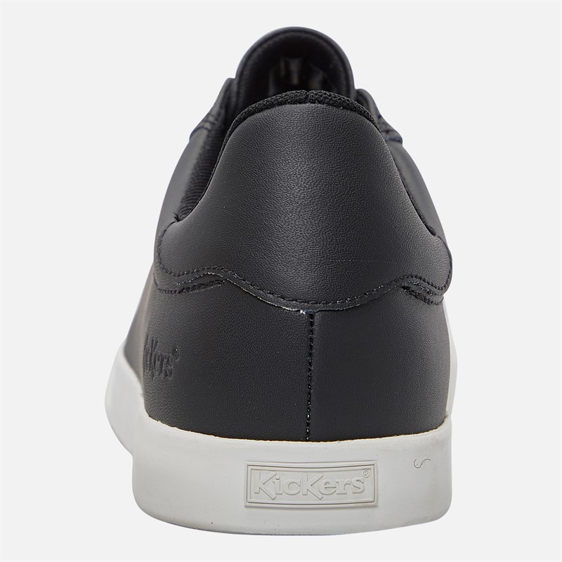 Kickers Mens Tovni Track Leather Trainers Black