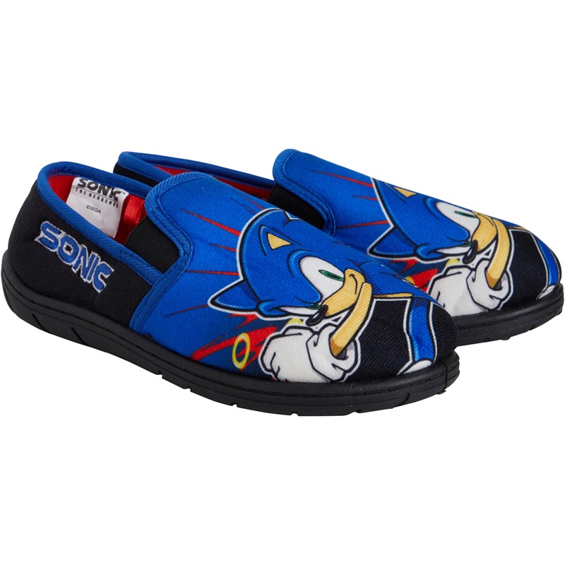 Sonic Drenge Jackson Slippers Blå