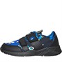 Sonic Boys Elastic And Velcro Sports Jogger Trainers Black/Blue