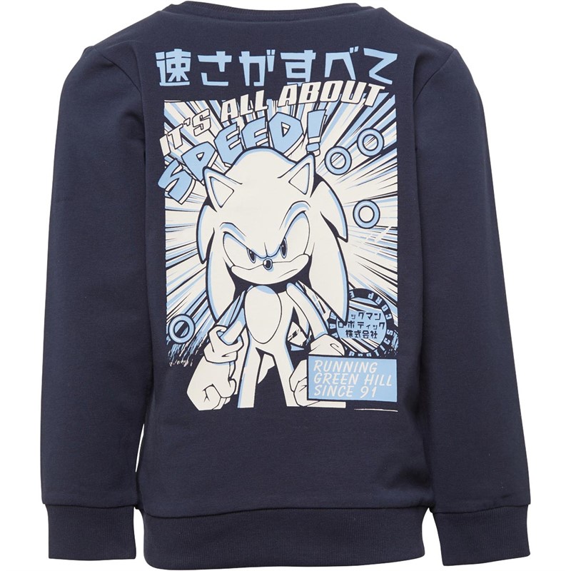 Buy Sonic Boys Name It Johnny Sweatshirt Dark Sapphire