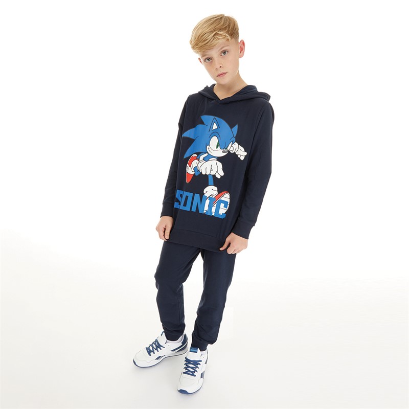 Sonic Boys Madonis Tracksuit Set Dark Sapphire