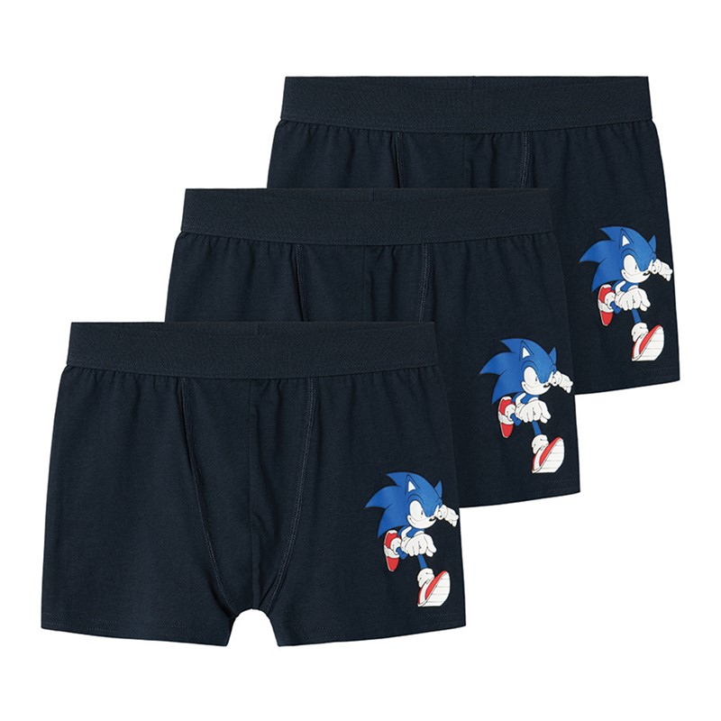 Sonic Boys Maoldo Three Pack Boxers Dark Sapphire