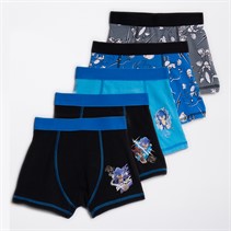 Sonic Boys Five Pack Trunks Multi