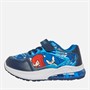 Sonic Boys Emboss Light Up Trainers Blue/Multi