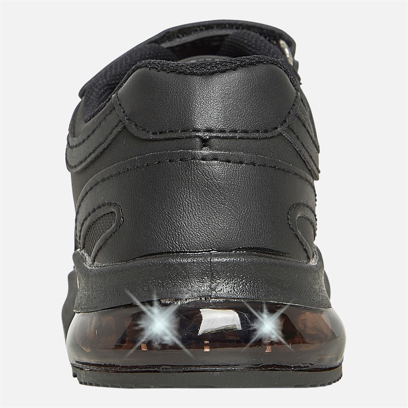 Sonic Boys Light Up School Trainers Black