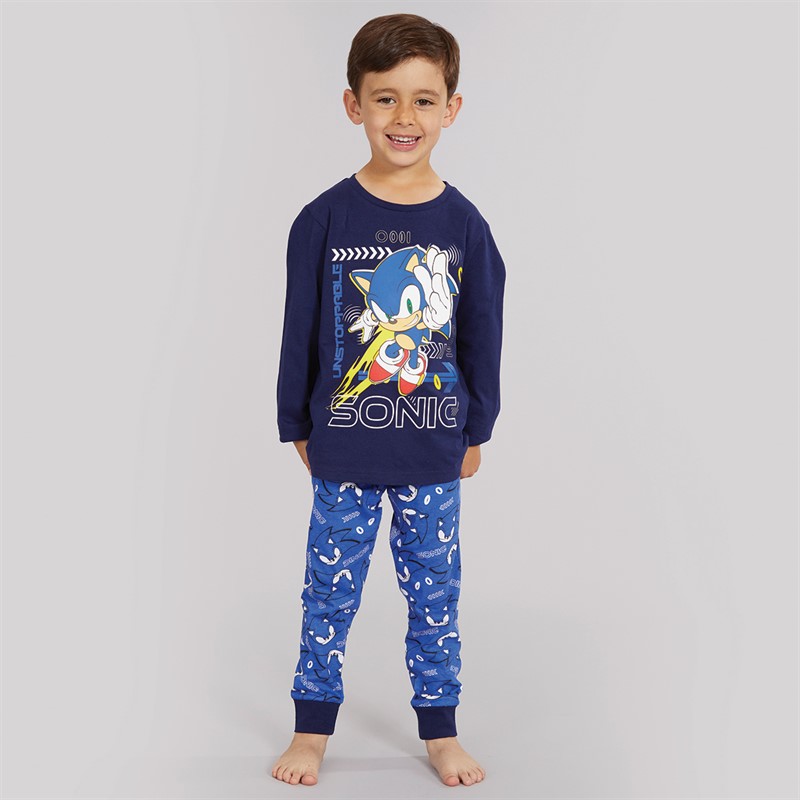Sonic Boys Pyjama Set Blue