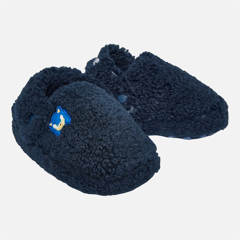 Sonic Junge Ongar Borg Pantoletten Marine / Blau