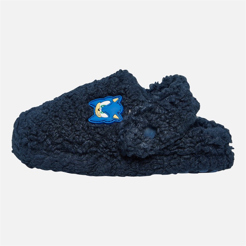 Sonic Junge Ongar Borg Pantoletten Marine / Blau