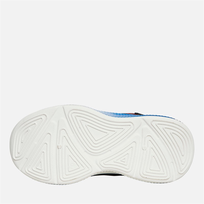 Sonic Boys Sonic And Shadow Grad Lights Trainers Black/Blue