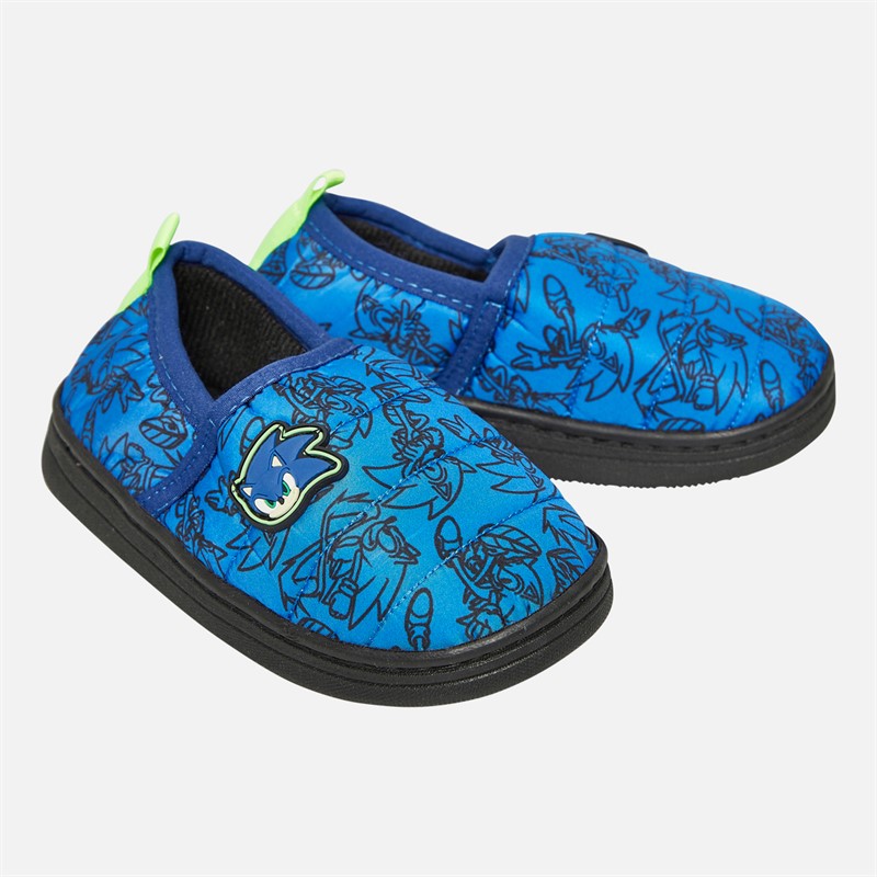 Sonic Boys Speedy Full Slippers Blue/Multi