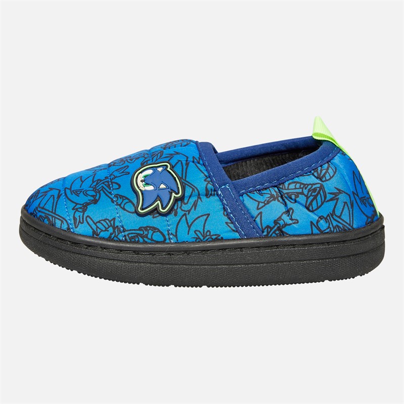Sonic Boys Speedy Full Slippers Blue/Multi