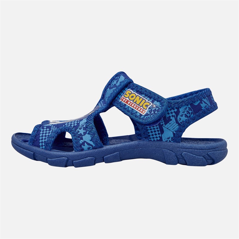 Sonic Kleinkind Junge offene Zehe Sandalen Royal