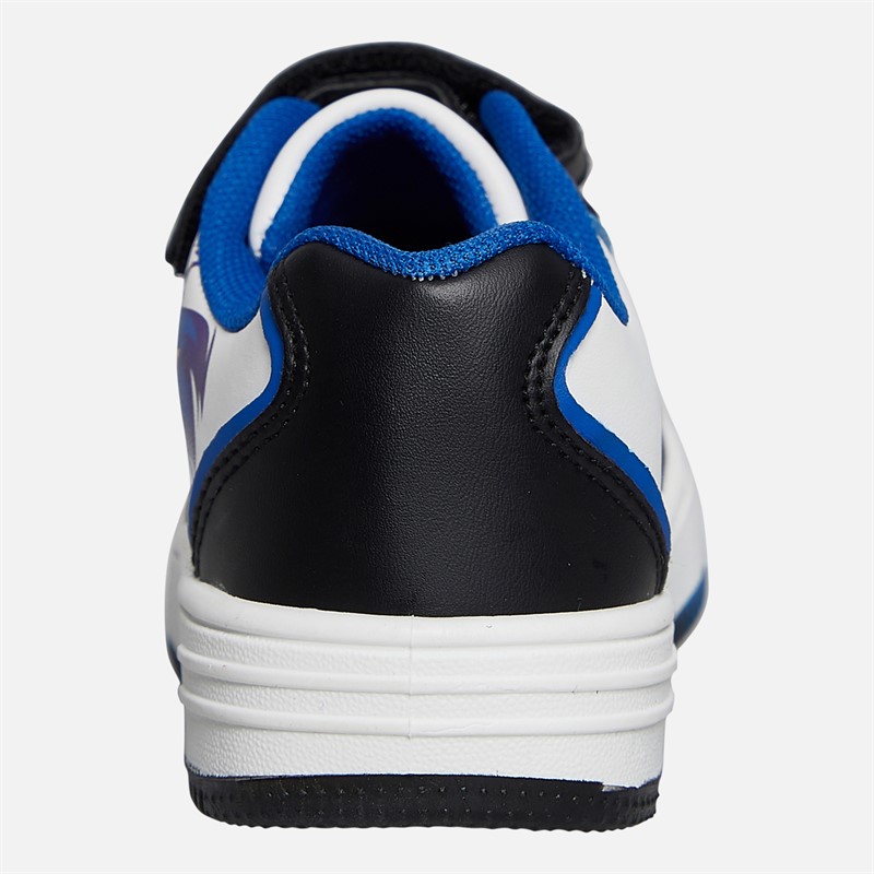 Sonic Boys Stamp Trainers White/Black/Blue
